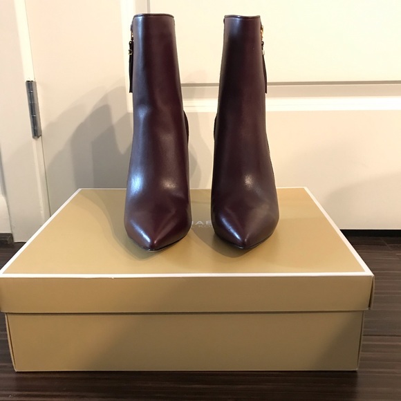 Michael Kors Dawson Leather Calf Hair Booties/boot - Picture 4 of 8